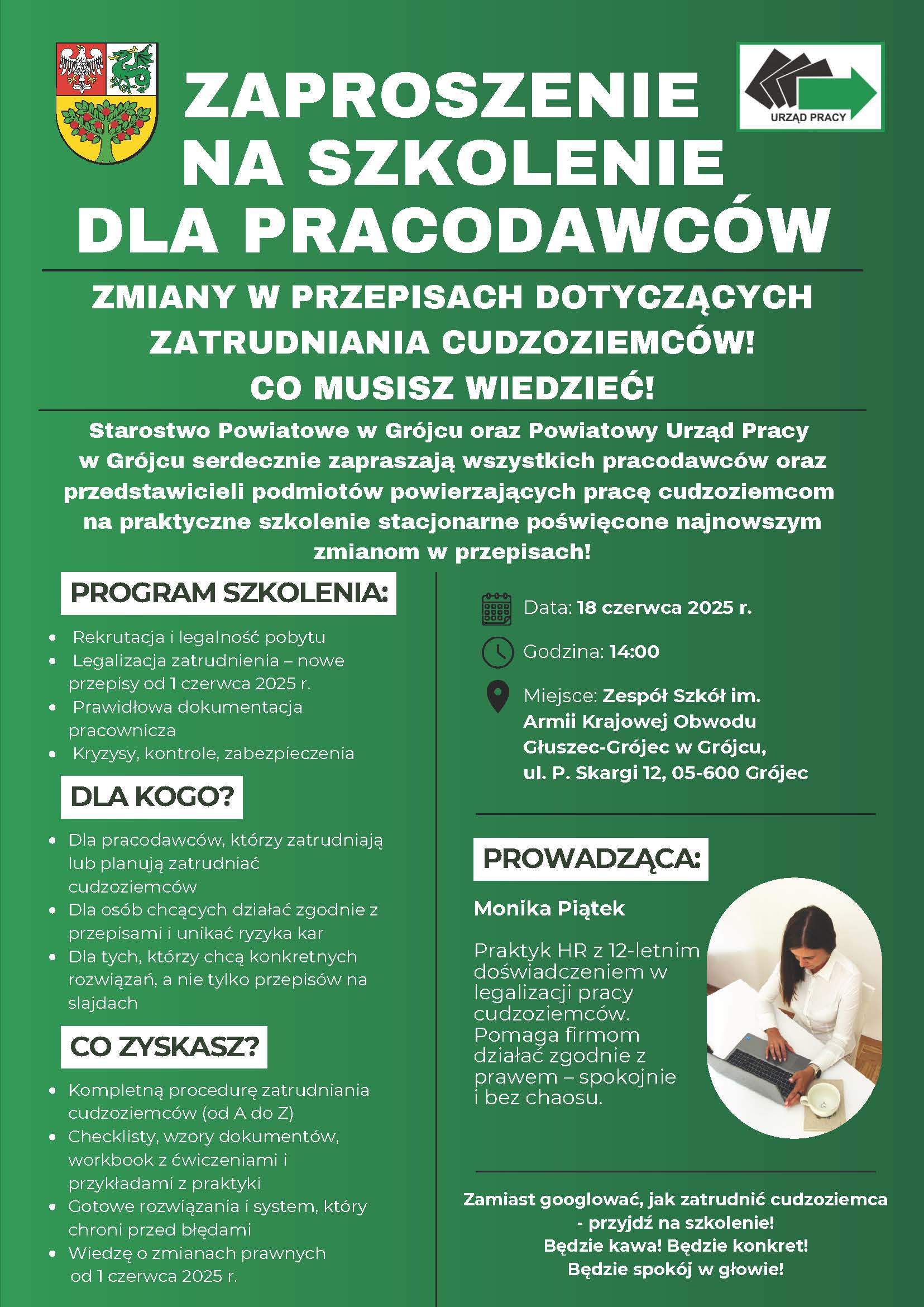 plakat informacyjny